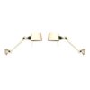 Bolt Bed Sidefit Install Wandlamp Set van 2 - Creme Wit