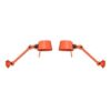 Bolt Bed Sidefit met stekker Wandlamp Set van 2 - Oranje
