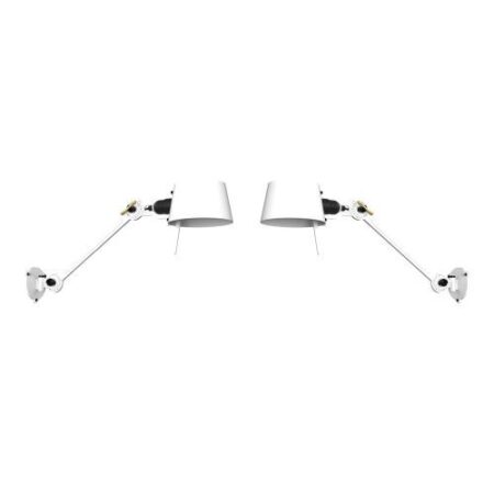 Bolt Bed Sidefit met stekker Wandlamp Set van 2 - Wit