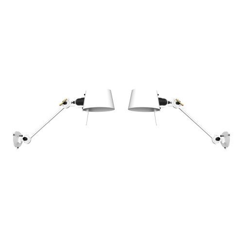 Bolt Bed Sidefit met stekker Wandlamp Set van 2 - Wit