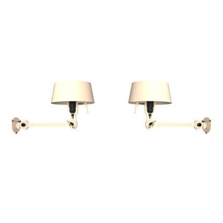 Bolt Bed Underfit Install Wandlamp Set van 2 - Creme Wit