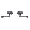 Bolt Bed Underfit Install Wandlamp Set van 2 - Donkergrijs