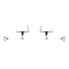 Bolt Bed Underfit Install Wandlamp Set van 2 - Wit