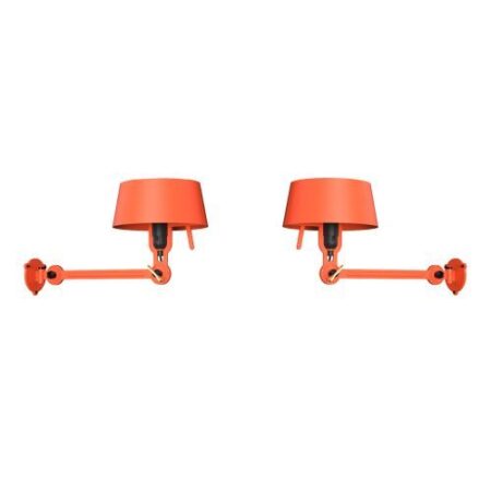 Bolt Bed Underfit met stekker Wandlamp Set van 2 - Oranje