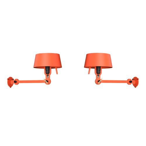 Bolt Bed Underfit met stekker Wandlamp Set van 2 - Oranje