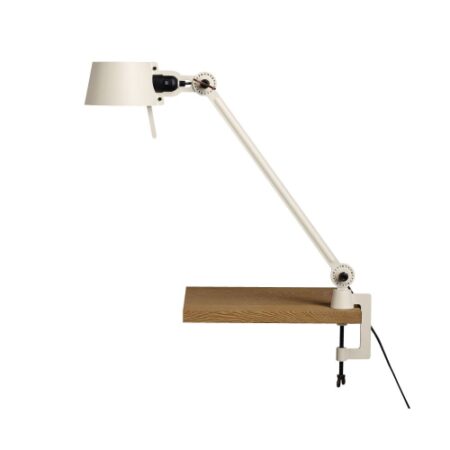 Bolt Desk 1 arm Bureaulamp met tafelklem - Creme