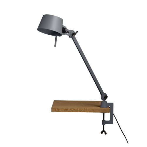 Bolt Desk 1 arm Bureaulamp met tafelklem - Grijs