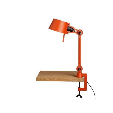 Bolt Desk 1 arm Small Bureaulamp met tafelklem - Oranje