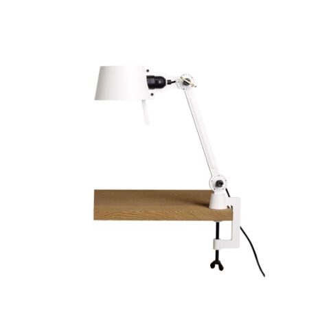 Bolt Desk 1 arm Small Bureaulamp met tafelklem - Wit