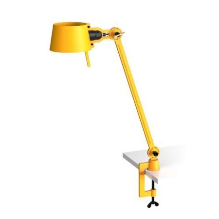 Bolt Desk 1 arm met tafelklem Tafellamp - Geel