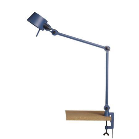 Bolt Desk 2 arm Bureaulamp met tafelklem - Blauw