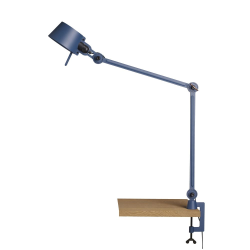 Bolt Desk 2 arm Bureaulamp met tafelklem - Blauw