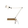 Bolt Desk 2 arm Bureaulamp met tafelklem - Creme