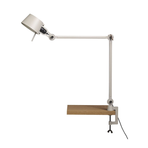 Bolt Desk 2 arm Bureaulamp met tafelklem - Grijs