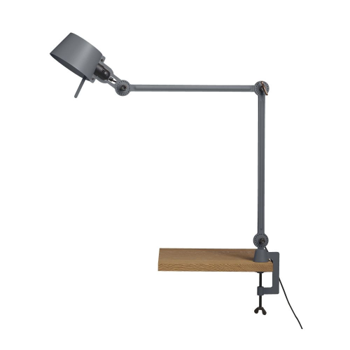 Bolt Desk 2 arm Bureaulamp met tafelklem - Grijs