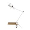 Bolt Desk 2 arm Bureaulamp met tafelklem - Wit