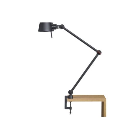 Bolt Desk 2 arm Bureaulamp met tafelklem - Zwart
