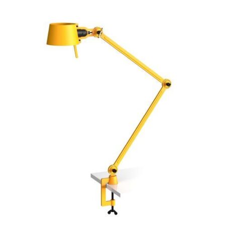 Bolt Desk 2 arm met tafelklem Tafellamp - Geel
