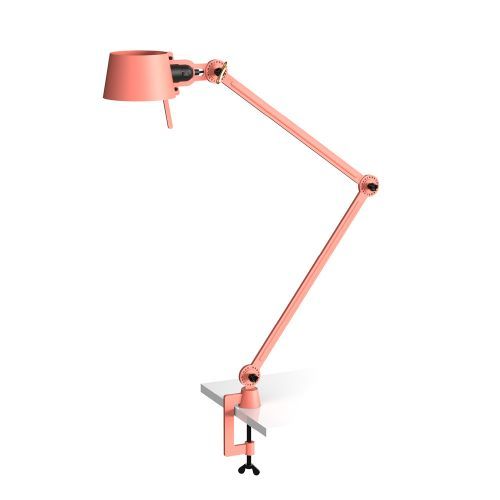 Bolt Desk 2 arm met tafelklem Tafellamp - Roze