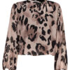 Top Blouson Strik Selina Beige