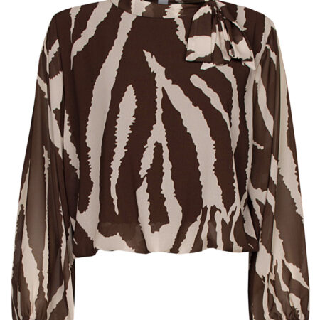 Top Blouson Strik Zebra Bruin