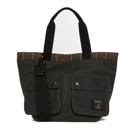 Tote Bag Field Wax Carry all Sage/ classic | Barbour