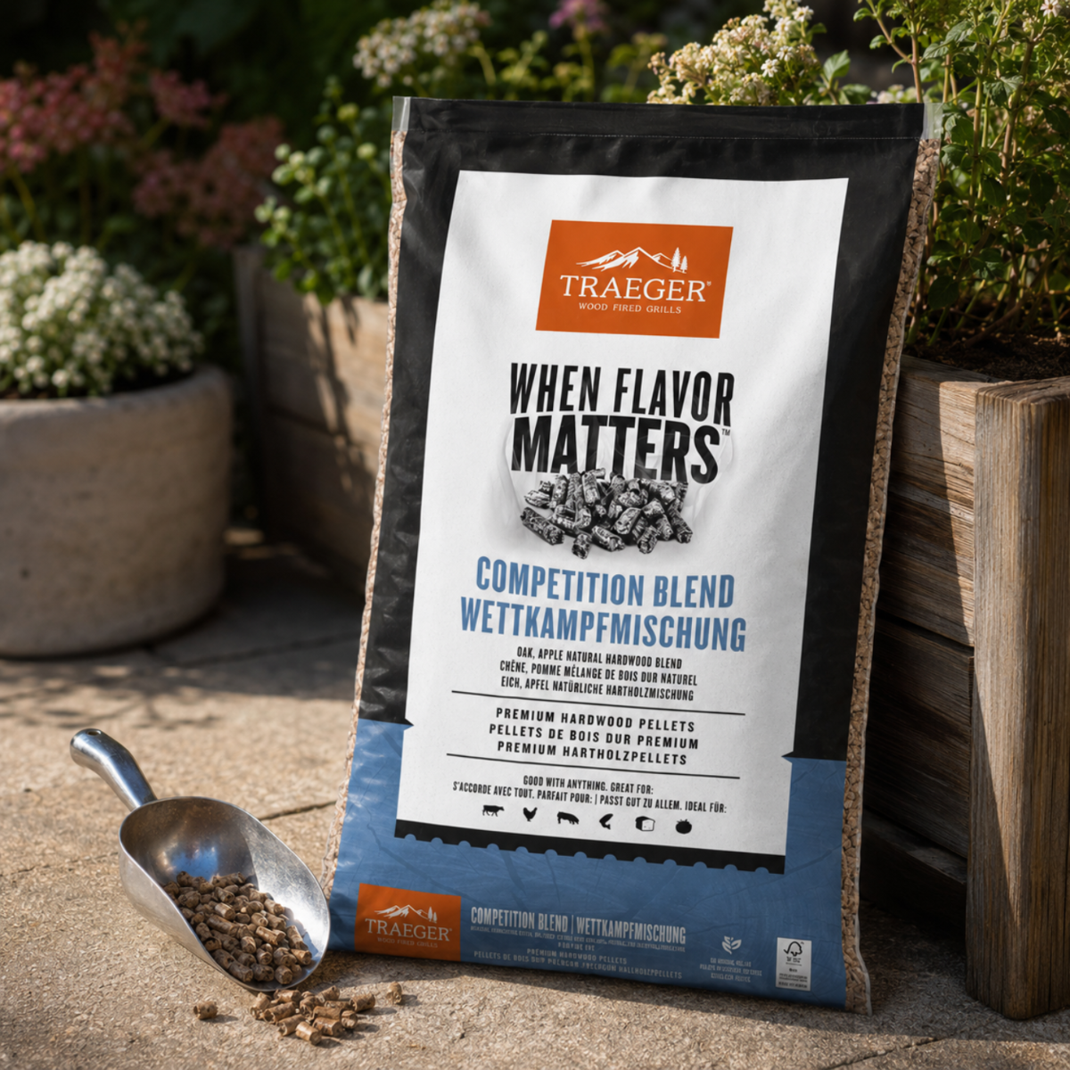 Traeger Competition Blend Pellets 9kg - Premium BBQ Pellets | Traeger