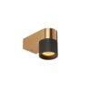 Audy-Wall 1S Duo Wandlamp - 2700K - 40Â° - Messing frame - Grijze ring