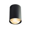 Bily 16 up Plafondlamp - Zwart frame - Gouden ring