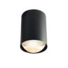 Bily 16 up Plafondlamp - Zwart frame - Zilveren ring