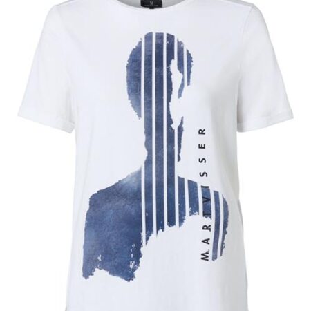 Troney Art Tee Navy / Wit