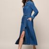 Troy Denim Jurk Medium Blauw Denim