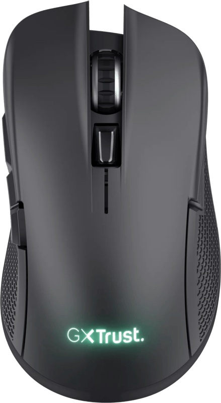Trust GXT 923 Ybar Draadloze Gaming Muis Zwart