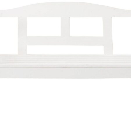 Tuinbank FSC grenen hout 113x40x75cm wit | SenS