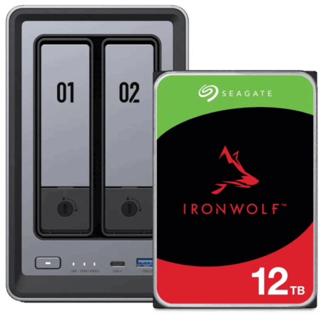 UGREEN NASync DXP2800 + Seagate Ironwolf 12TB