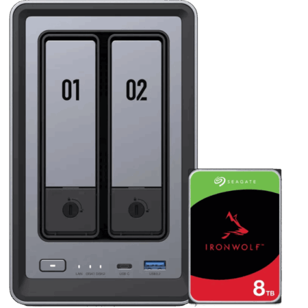 UGREEN NASync DXP2800 + Seagate Ironwolf 8TB