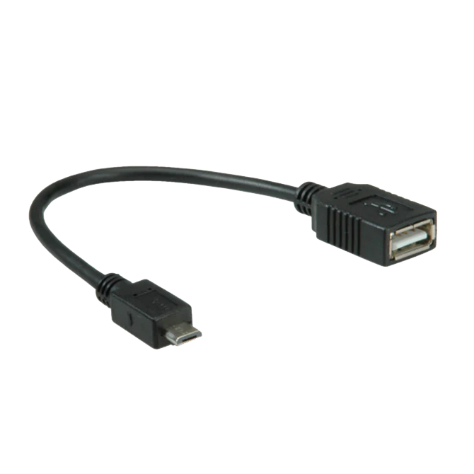 USB Micro B naar USB-A OTG adapter M/F