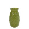 Vaas Ananas S glossy groen glas 9x9x14