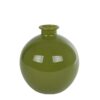 Vaas Artemis S glossy groen glas 16x16x18cm