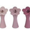 Vaas Bloem L lila/roze/fuchsia a3 aardew 11x11x25cm
