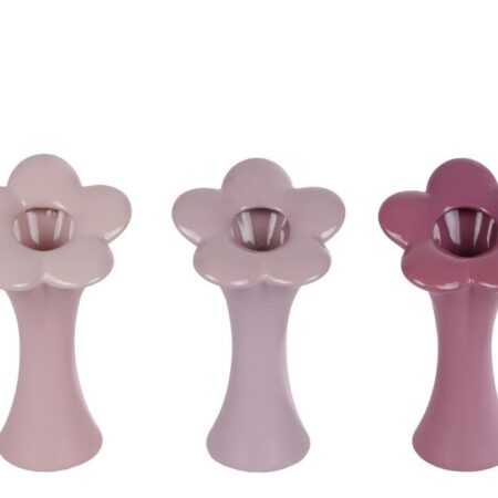 Vaas Bloem M lila/roze/fuchsia a3 aardew 9