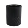Vaas "Diamond" theel. mat zwart glas 9x9x10