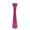 Vaas Florero glossy fuchsia glas 9x9x30cm
