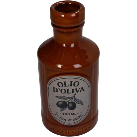 Vaas Olio d'Oliva aardewerk H20.5cm | Kersten