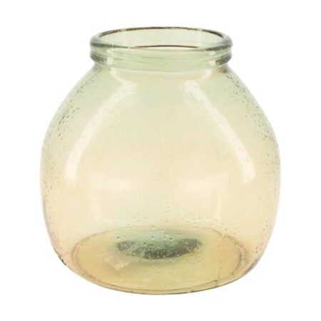 Vaas Recycled Glass O21x20 Cm Beige |