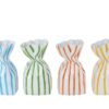 Vaas Stripe* oranje/geel/blauw/groen a4 aardewerk