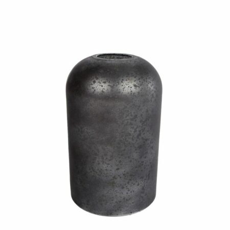 Vaas "Ted" M zwart glas 8x8x12
