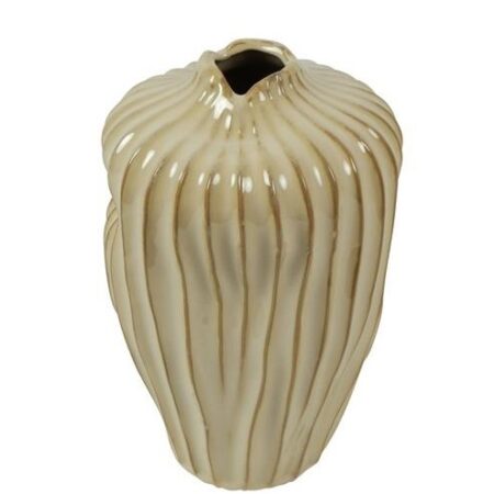 Vaas crème aardewerk H30cm | Countryfield