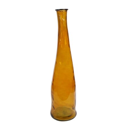 Vaas glas Blues 18x80cm amber