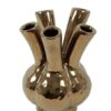 Vaas goud aardewerk H24cm | Countryfield